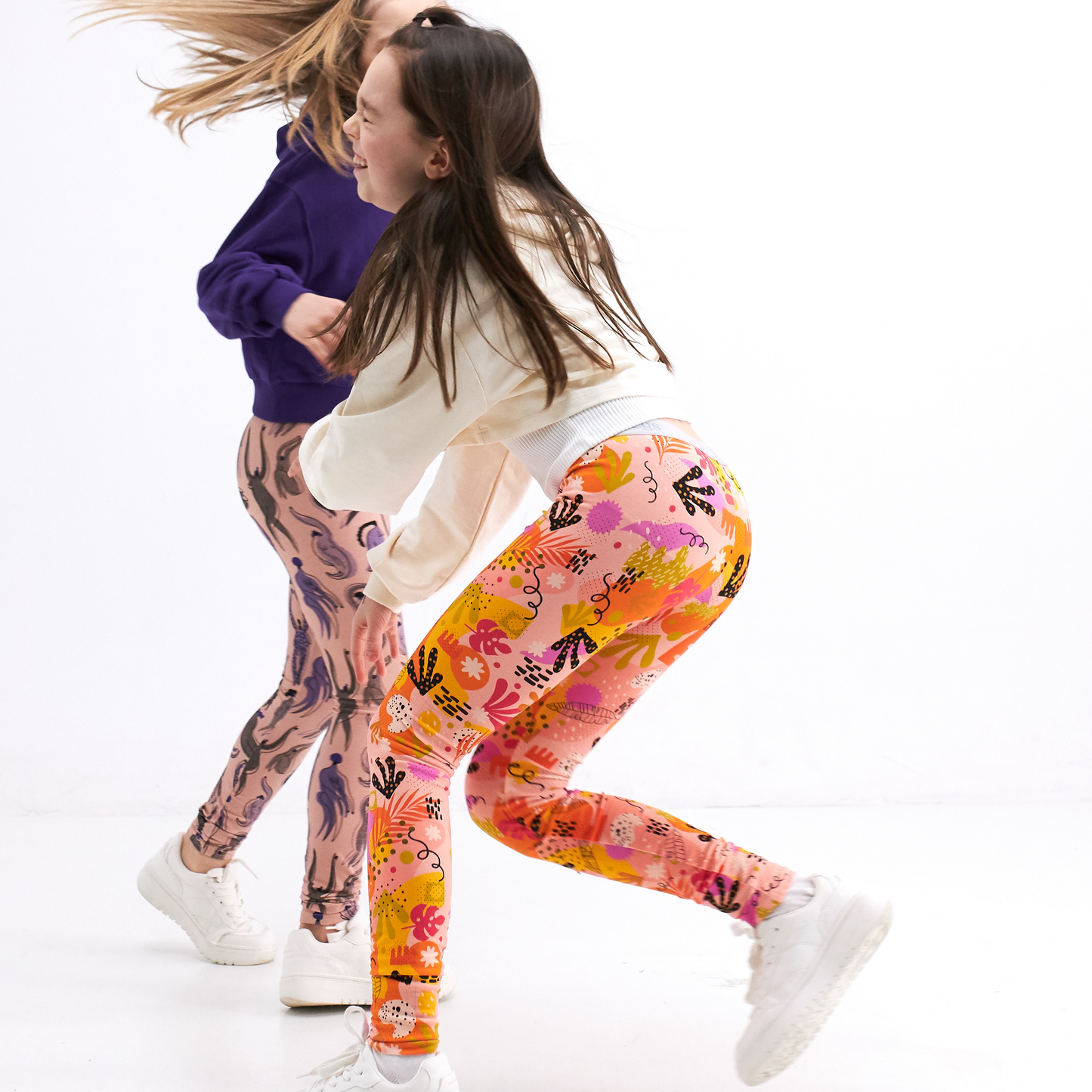 kids cotton leggings crazy legs