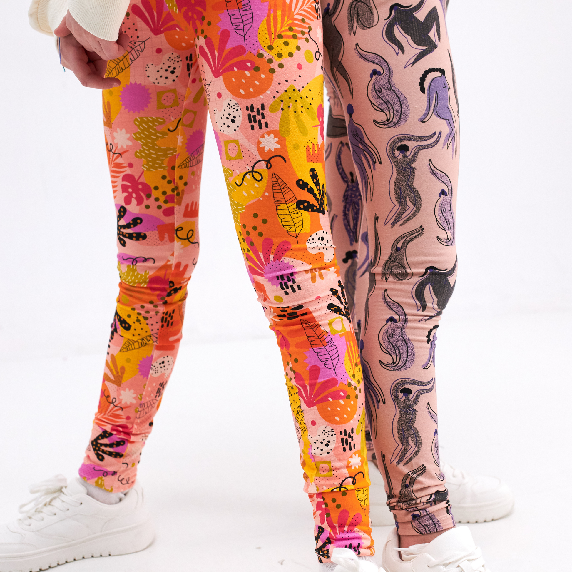 kids cotton leggings crazy legs