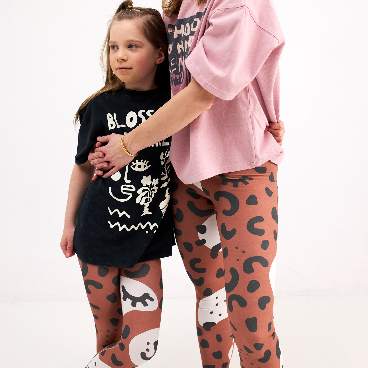 kids cotton leggings crazy legs