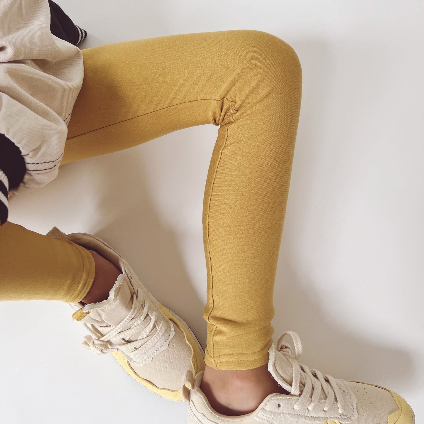 Kids crazy warm yellow leggings