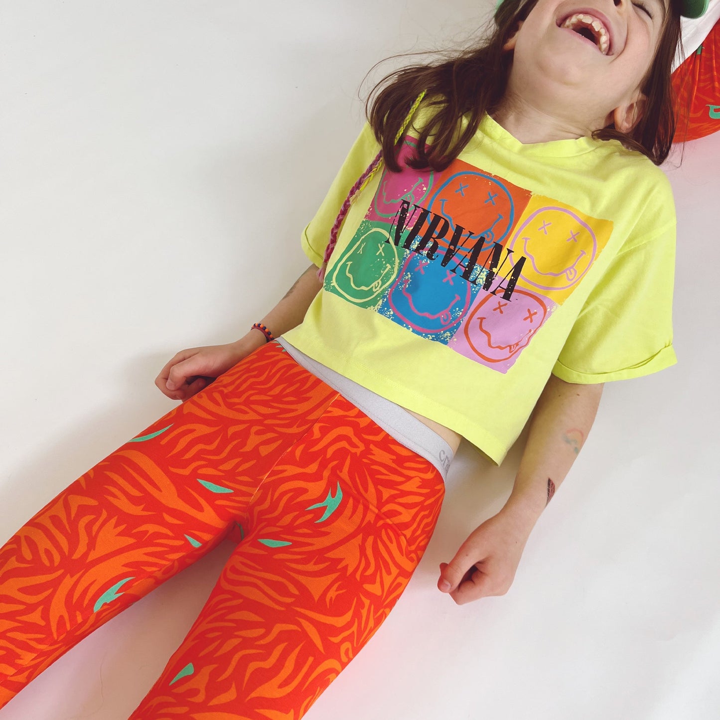 kids cotton leggings crazy legs