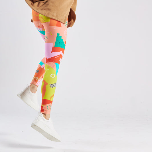 women, cotton leggings crazy legs